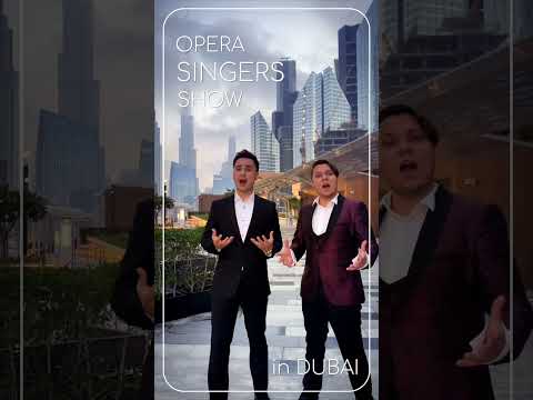 Opera Singers Show in Dubai! #shorts #caruso #tenor #bariton #opera #dubai