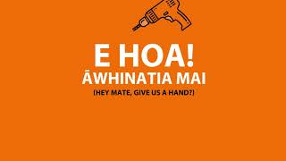 DAY 4  E hoa Awhinatia mai. Hey mate, give us a hand | Mitre 10 Maori Language Week