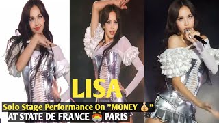 Blackpink Lisa Solo Stage Money-At State De France -Paris Encore Bornpink Concert|Infotainment