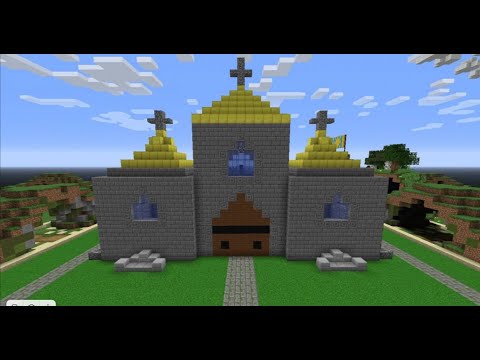 ПОСТРОЕЛ ЦЕРКАВЬ В МАЙНКРАФТЕ !!! - YouTube