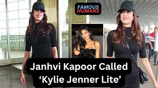 Janhvi Kapoor Called ‘Kylie Jenner Lite’ | Janhvi spotted at Airport | Celebrity Airport Looks 💯