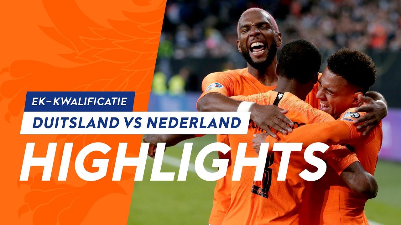 Highlights Duitsland Nederland 6 9 2019 Ek Kwalificatie Youtube