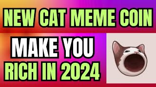 🚀 New Cat Meme Coin Make You Rich In 2024 - Best Solana Meme Coin To Buy Now