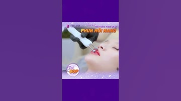 Tạm biệt môi thâm nhờ PHUN MÔI NANO | Thẩm Mỹ Quốc Tế Linh Anh #shorts