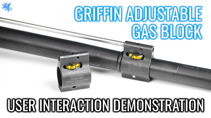 Griffin Adjustable Gas Block - User Interaction Demonstration