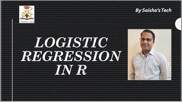 Logistic Regression in R – Saisha