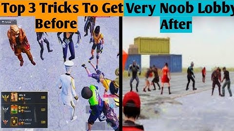 How to get noob lobby in pubg mobile in Asia server
