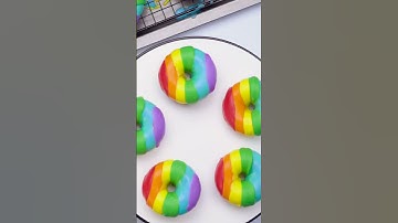 Donut Rainbow Decorating