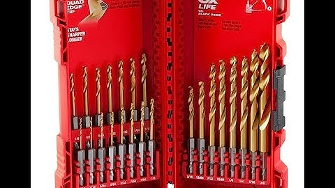 Milwaukee Drill Bit Set Review