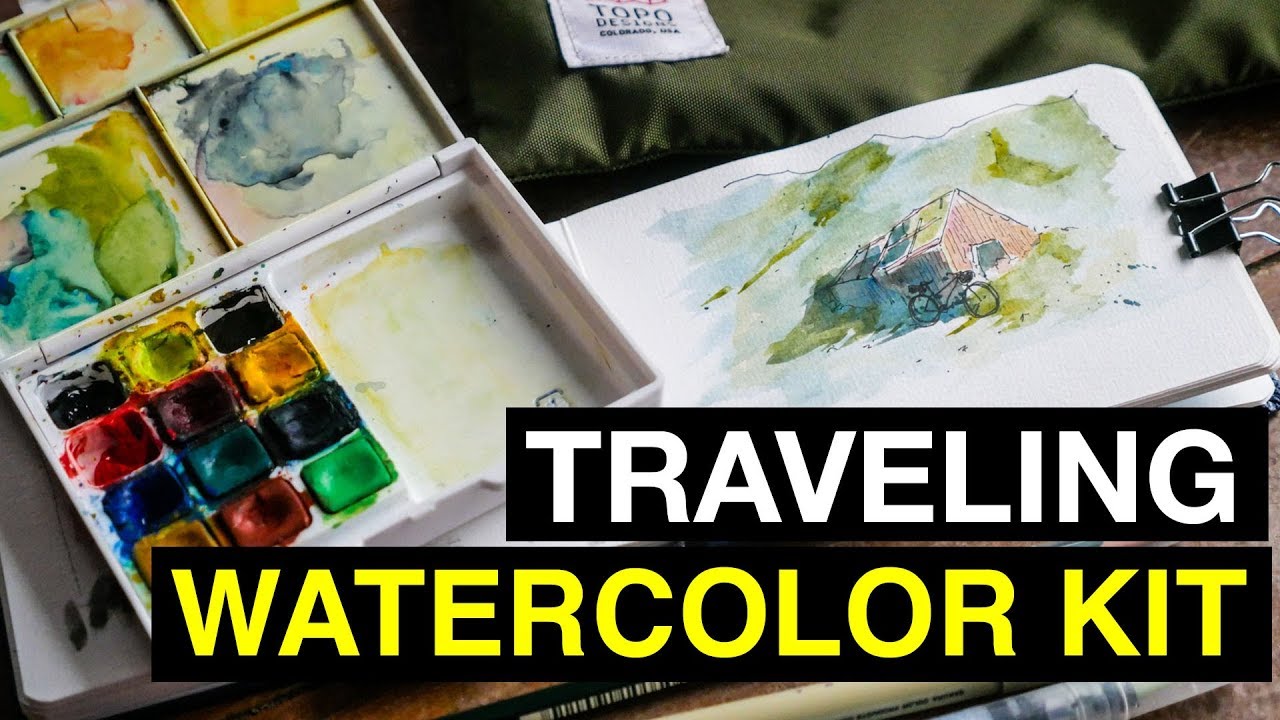 Best Watercolor Travel Sets for Painting On the Go –