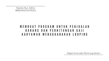 Contoh Program Perulangan Do While