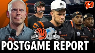 Postgame Report Zac Taylor & Jake Browning Fail In Bengals Loss To Lions Instant Reaction