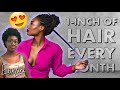 Do These 3 THINGS If Your Natural 4c Hair REFUSES to Grow for 1-inch MONTHLY | EfikZara