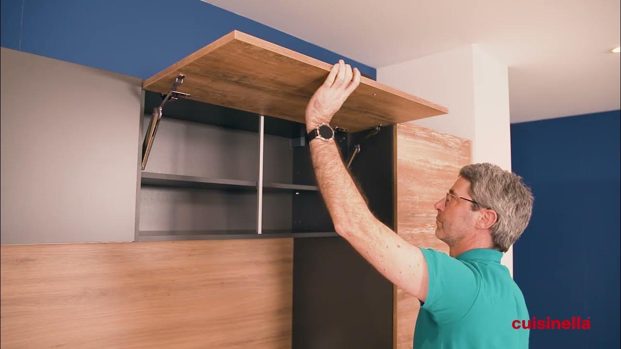 Changement de porte de meuble haut lift Gamme Start Cuisinella YouTube