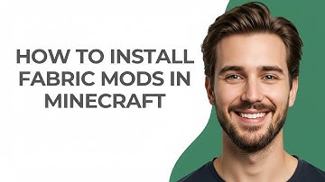 How To Install Fabric Mods In Minecraft - GUIDE!