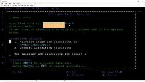 New Mainframe Batch from 16-Nov-2022 U TSOISPF V11_Copy and Move ISPF 3.2 and ISPF 3.3 Options