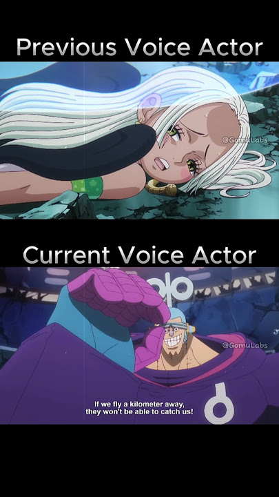 old vs new franky voice actor #onepiece #franky
