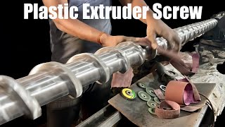 Plastic Reprocess Extruder Machine Screw Rolex Engineering Works Rew