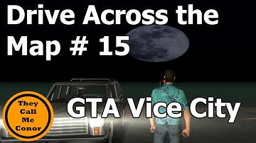 Drive Across the Map: GTA Vice City TimeLapse Drive across the map Video