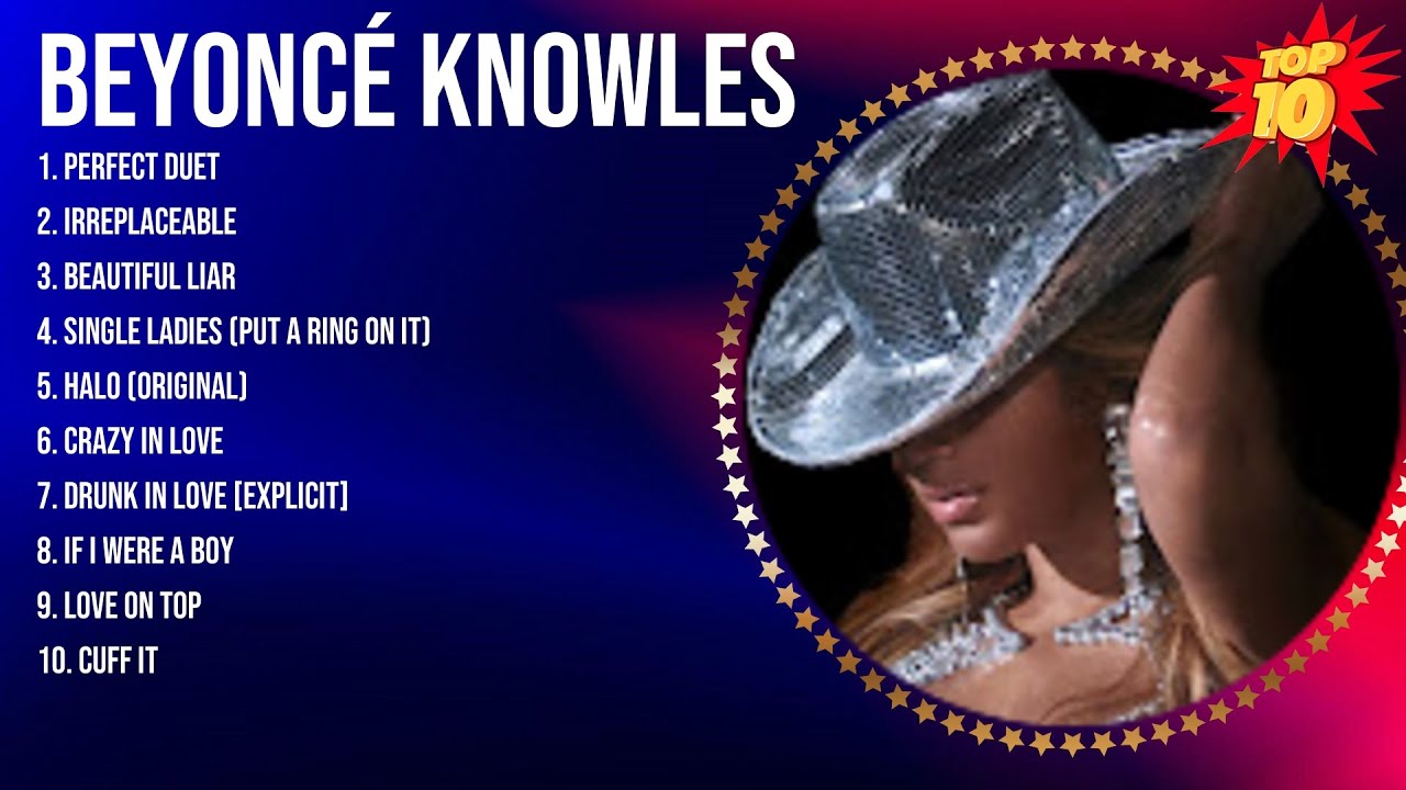 Beyoncé Knowles Greatest Hits ~ Top 10 Best Songs To Listen in 2024 ...