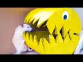🐹 PAC-MAN HAMSTER MAZE with TRAPS 😱[Obstacle Course]😱