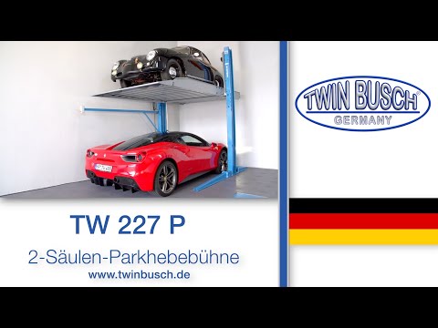 TW 227 P - Die platzsparende Zwei-Säulen-Parkhebebühne von TWIN BUSCH®