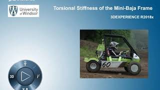 3DExperience FEA Mesh Mini Baja Nader Zamani