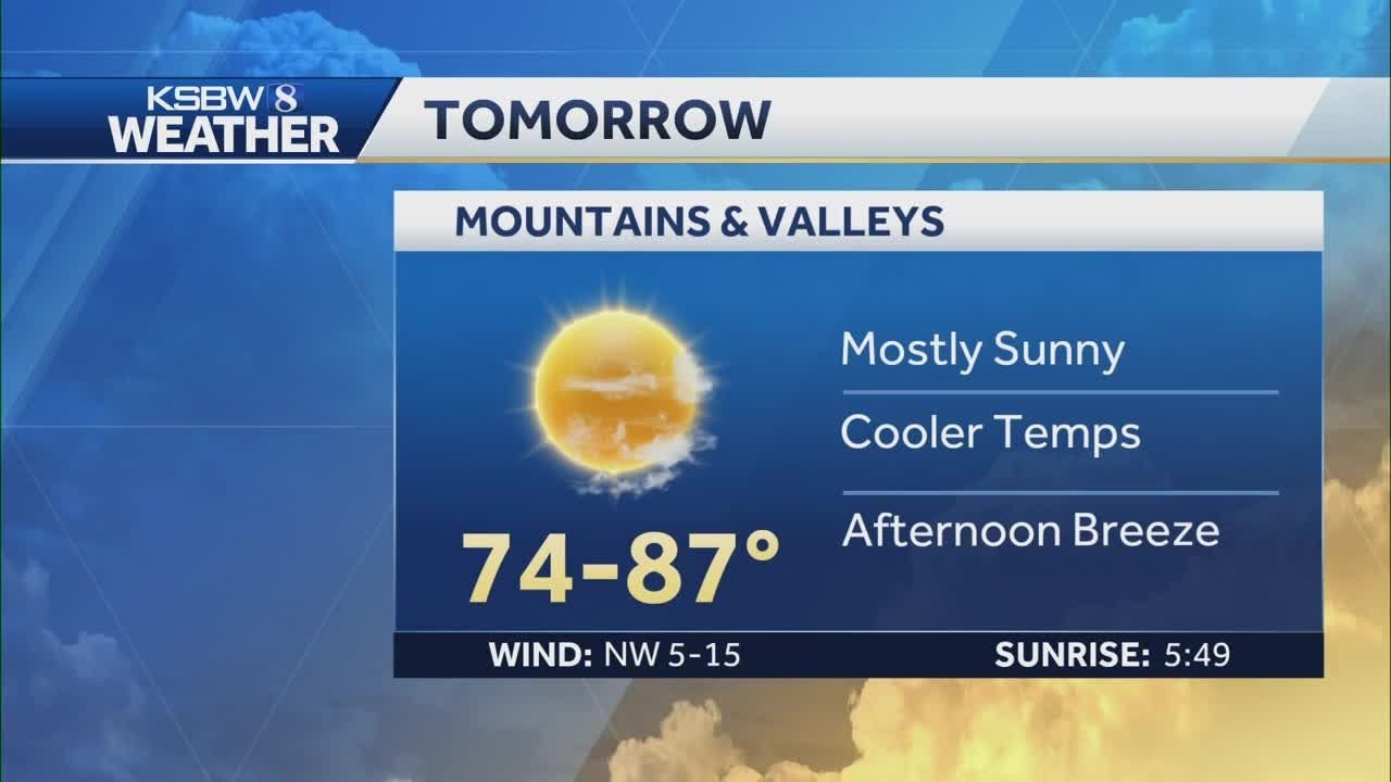 Cooler temperatures expected for Wednesday - YouTube