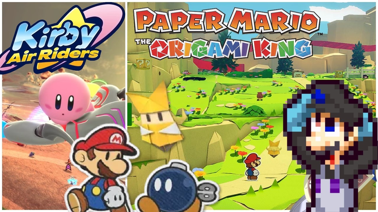 Kirby Air Riders Shadow Star Event + Paper Mario Origami King #shorts