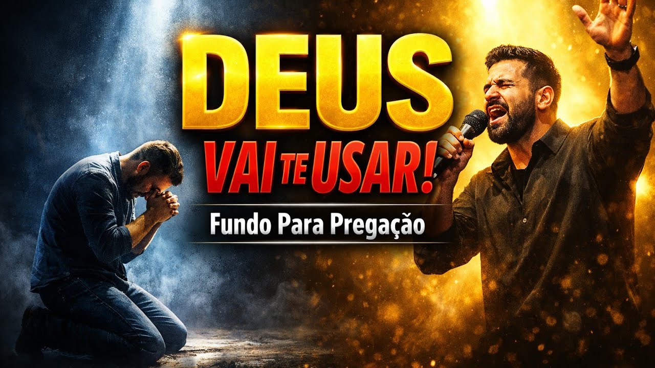 Deixa Deus Te Usar 🙏 Fundo Musical Para Saudação e Pregação