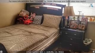 Priced at $165,000 - 11600 Garnet Way 2, Auburn, CA 95602