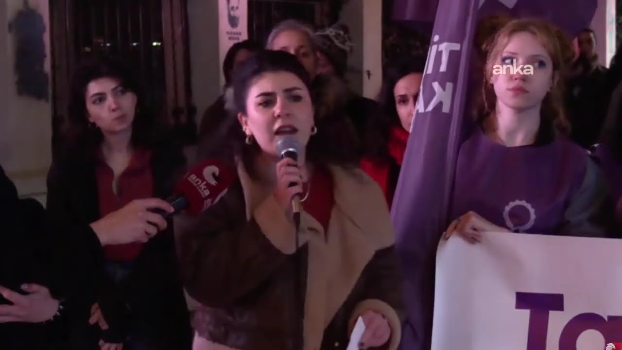 Fatma Nur Çelik ve kızının hayatını kaybetmesi nedeniyle TİP’li Kadınlar eylem düzenledi