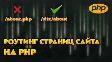 Как сделать роутинг на PHP