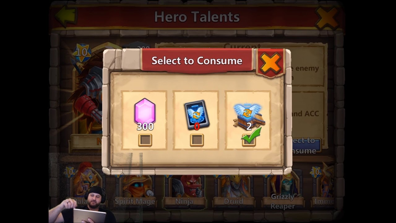 Trying for a Stoneskin Talent for Cirrina!!