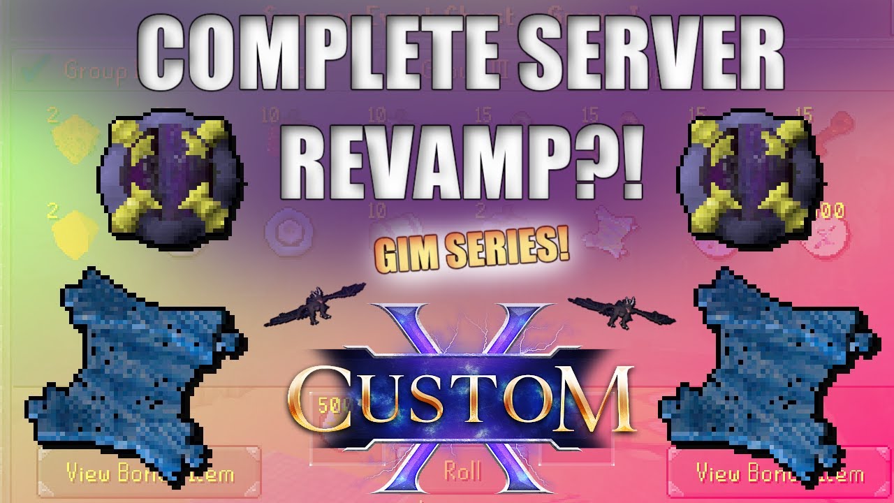 FREE YOUTUBE GOODIEBAGS?! | NEWLY REVAMPED CUSTOM RSPS!! (HUGE GIVEAWAYS) - CustomX RSPS