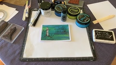 Dylusions Paint Tutorial Part 1