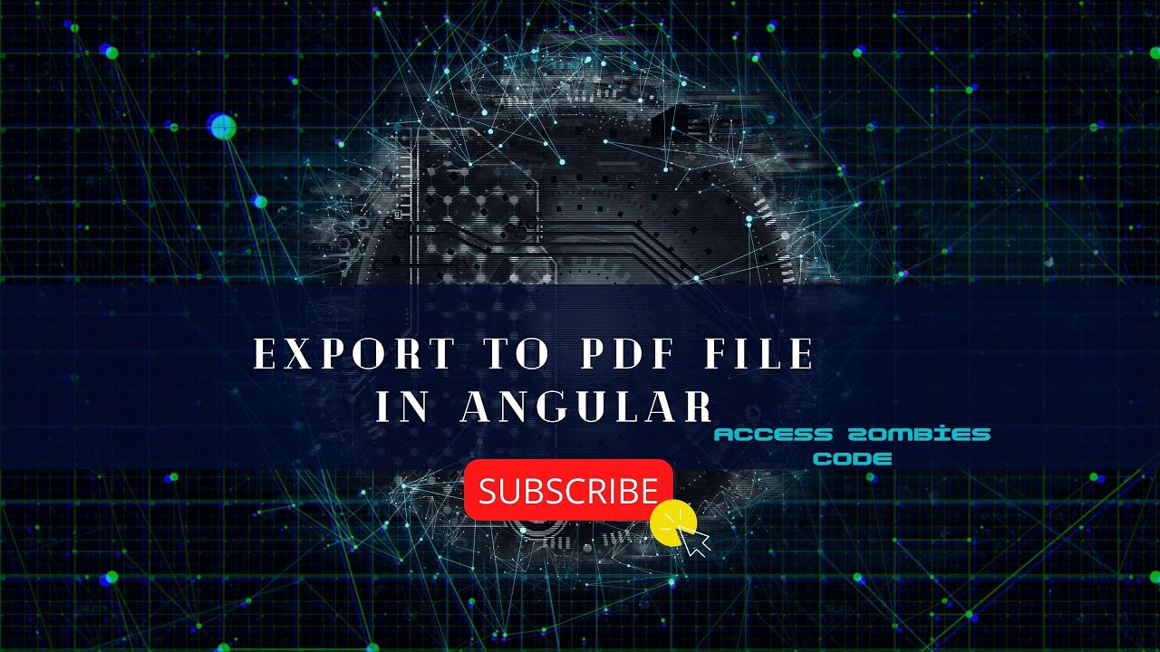 Export Pdf Using Angular || How To Generate A Pdf Using Angular