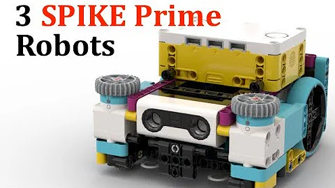 3 Spike Prime Robot Designs