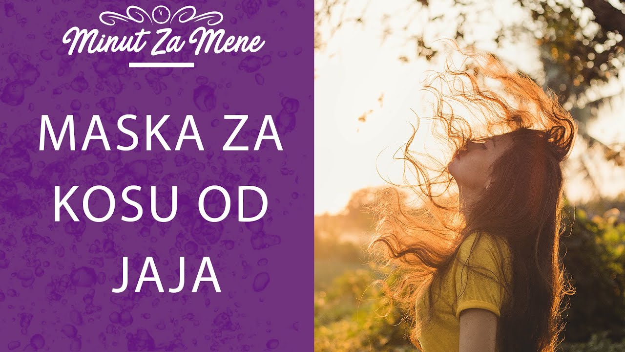MASKA ZA KOSU OD JAJA koja SPREČAVA OPADANJE! | Minut za mene