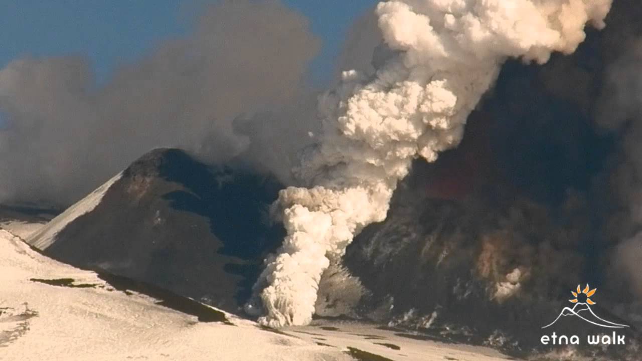 Pyroclastic Flow at SouthEast Crater - Etna - March 04, 2012 - Etna Walk