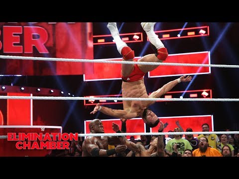 Finn Bálor brings the fight to Bobby Lashley & Lio Rush: WWE Elimination Chamber 2019 (WWE Network)