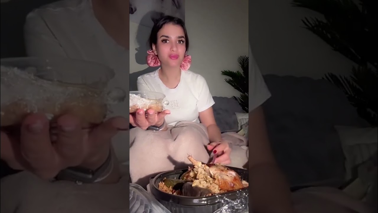 ميس دعاء تجرب الحمام المحشي لأول مره 😂