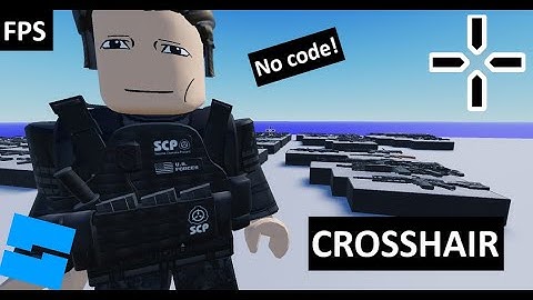 How to add a CROSSHAIR to your Roblox Game | Tutorial