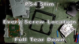PlayStation 4 Slim: Every Screw Location (Full Tear Down)
