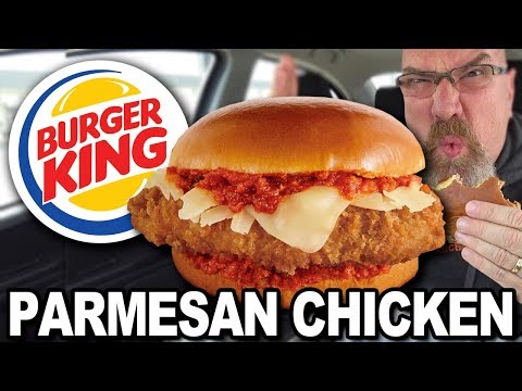 BURGER KING 🧀🍗 PARMESAN CHICKEN SANDWICH | Food Review