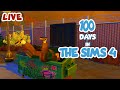 100 Days in The Sims 4 Challenge♻️ DAY 5 - 6 ♻️ Livestream