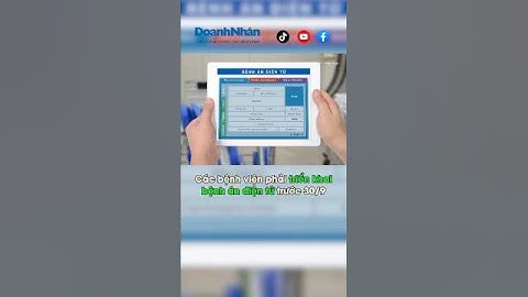 Các bệnh viện phải triển khai bệnh án điện tử trước 30/9 #shorts