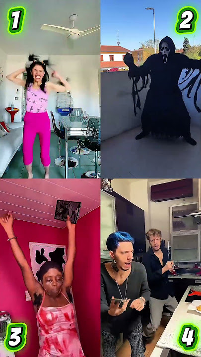 Which one did you like 1, 2, 3 or 4 ?🥰 #humor #trolllife #memes #trolledit #duet #abcd #funny #dance