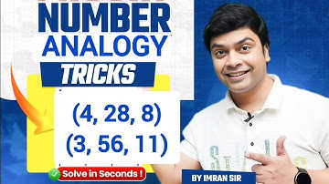 Number Analogy Tricks | Reasoning Tricks | Maths Tricks | imran sir maths