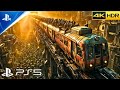 WORLD WAR Z TRAIN YARD ZOMBIE ATTACK | Realistic ULTRA Graphics (4K 60FPS HDR)